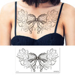 10 UN Autocolantes de Tatuagem Impermeáveis para Cobertura de Cicatrizes no Peito e Clavícula, BC-025, BC-026, BC-027, BC-028, BC-029, BC-030, BC-031, BC-032, BC-033, BC-034, BC-035, BC-036