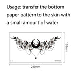 10 UN Autocolantes de Tatuagem Impermeáveis para Cobertura de Cicatrizes no Peito e Clavícula, BC-025, BC-026, BC-027, BC-028, BC-029, BC-030, BC-031, BC-032, BC-033, BC-034, BC-035, BC-036