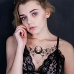10 UN Autocolantes de Tatuagem Impermeáveis para Cobertura de Cicatrizes no Peito e Clavícula, BC-025, BC-026, BC-027, BC-028, BC-029, BC-030, BC-031, BC-032, BC-033, BC-034, BC-035, BC-036