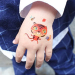 20 UN Autocolantes de Tatuagem para Crianças à prova de água e anti-suor com desenhos de animais de desenho animado, EC-581, EC-582, EC-583, EC-584, EC-585, EC-590, EC-531, EC-591, EC-592, EC-593, EC-594, EC-614, EC-615, EC-617, EC-618