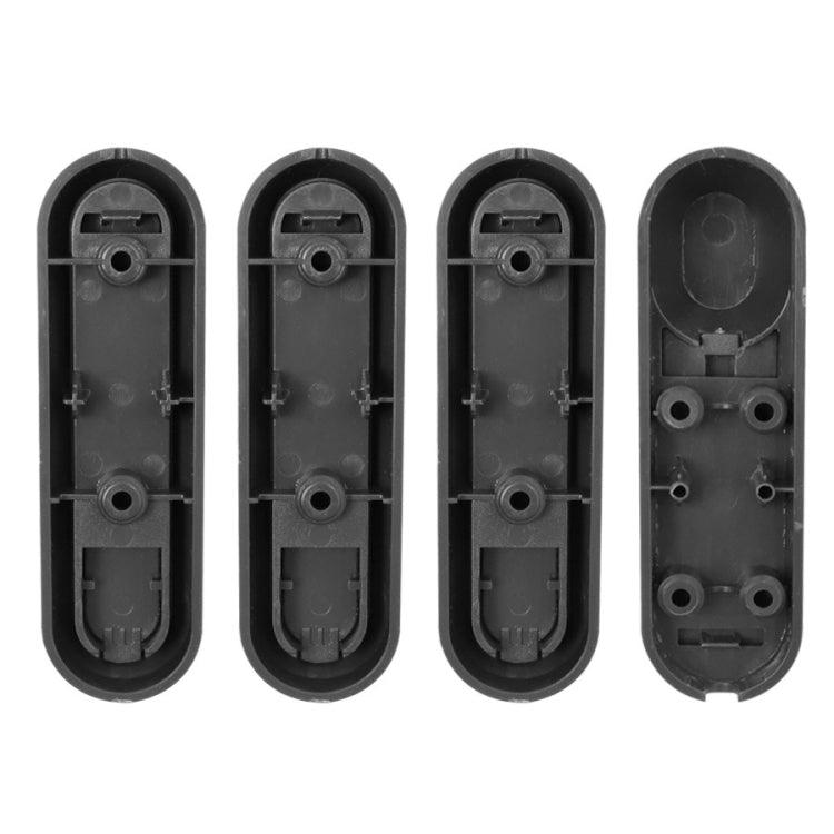 Roda de Scooter Elétrico com Tampa Decorativa Lateral Quádrupla com Faixas Reflectoras e Parafusos para Xiaomi Mijia 1S / Pro 2, Vermelho, Amarelo
