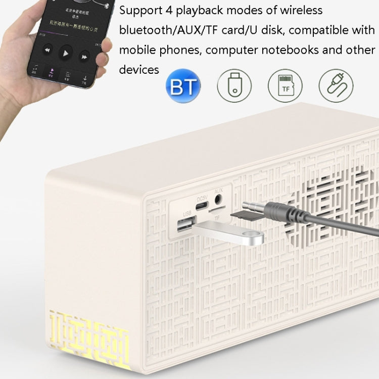 Manovo V1 Altifalante de ruído branco para auxílio ao sono de secretária, relógio despertador doméstico, altifalante Bluetooth