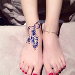 20 PCS Autocolantes de Tatuagem de Braço com Flores à Prova de Água, SC-529, SC-557, SC-558, SC-559, SC-561, SC-564, SC-551, SC-556, SC-552, SC-553, SC-554, SC-555