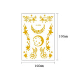 10 PCS Autocolantes de Tatuagem Facial para Festival de Música com Estampagem a Quente e à Prova de Água, VS-001, VS-002, VS-003, VS-004, VS-005, VS-006, VS-007, VS-008, VS-009, VS-010