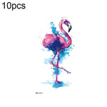 10 PCS Autocolantes de Tatuagem Pequenos e Frescos com Transferência de Água Colorida à Prova de Água, RC-501, RC-502, RC-503, RC-504, RC-505, RC-506, RC-507, RC-508, RC-509, RC-510, RC-511, RC-512, RC-513, RC-514, RC-515, RC-516