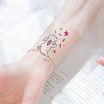 10 PCS Autocolantes de Tatuagem Pequenos e Frescos com Transferência de Água Colorida à Prova de Água, RC-501, RC-502, RC-503, RC-504, RC-505, RC-506, RC-507, RC-508, RC-509, RC-510, RC-511, RC-512, RC-513, RC-514, RC-515, RC-516