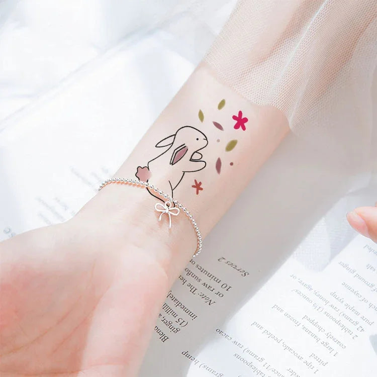 10 PCS Autocolantes de Tatuagem Pequenos e Frescos com Transferência de Água Colorida à Prova de Água, RC-501, RC-502, RC-503, RC-504, RC-505, RC-506, RC-507, RC-508, RC-509, RC-510, RC-511, RC-512, RC-513, RC-514, RC-515, RC-516