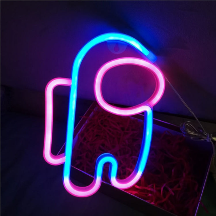 Luz de Neon Astronauta LED Luz de Modelagem Decoração de Sala