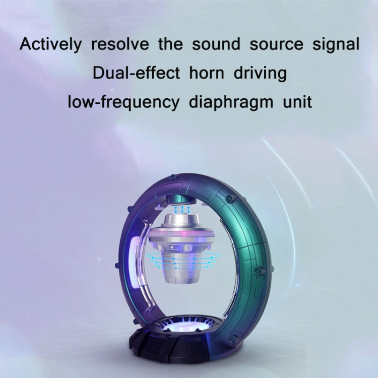 Altifalante Bluetooth de levitação magnética Espaço Espaçonave Artesanato, ficha dos EUA