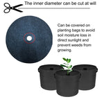 Ecological Anti-Grass Non-Woven Cloth Gardening Floor Cover Cloth Breathable Moisturizing Can Reduce Fruit Garden Film, 25x3cm