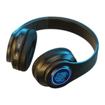 Auricular Bluetooth Sem Fios B39 com Subwoofer e Luz Respiratória Suporta Cartão TF