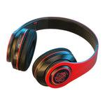 Auricular Bluetooth Sem Fios B39 com Subwoofer e Luz Respiratória Suporta Cartão TF