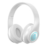 Auricular Bluetooth Sem Fios B39 com Subwoofer e Luz Respiratória Suporta Cartão TF