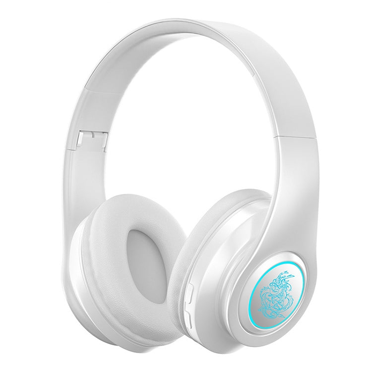 Auricular Bluetooth Sem Fios B39 com Subwoofer e Luz Respiratória Suporta Cartão TF