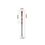 Ceramic Triangle Handle Metal Flashlight Drill Bit, Size: 3mm, 3mm, 4mm, 5mm, 6mm, 8mm, 10mm, 12mm