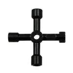 Chave Cruzada para Válvula de Medidor de Água de Elevador, Chave Triangular Interna, Estilo: A Preto, A Preto, A Azul, B Prateado, D Prateado Centro Seis Lados/Buraco Quadrado, E Prateado, F Prateado, D Prateado Centro Buraco Quadrado Duplo Lado