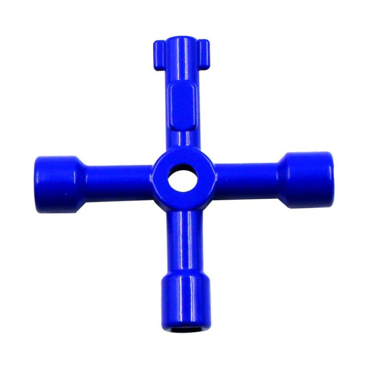 Chave Cruzada para Válvula de Medidor de Água de Elevador, Chave Triangular Interna, Estilo: A Preto, A Preto, A Azul, B Prateado, D Prateado Centro Seis Lados/Buraco Quadrado, E Prateado, F Prateado, D Prateado Centro Buraco Quadrado Duplo Lado