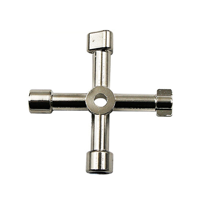 Chave Cruzada para Válvula de Medidor de Água de Elevador, Chave Triangular Interna, Estilo: A Preto, A Preto, A Azul, B Prateado, D Prateado Centro Seis Lados/Buraco Quadrado, E Prateado, F Prateado, D Prateado Centro Buraco Quadrado Duplo Lado