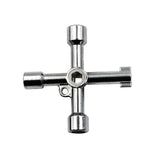 Chave Cruzada para Válvula de Medidor de Água de Elevador, Chave Triangular Interna, Estilo: A Preto, A Preto, A Azul, B Prateado, D Prateado Centro Seis Lados/Buraco Quadrado, E Prateado, F Prateado, D Prateado Centro Buraco Quadrado Duplo Lado