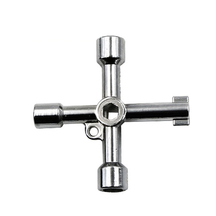 Chave Cruzada para Válvula de Medidor de Água de Elevador, Chave Triangular Interna, Estilo: A Preto, A Preto, A Azul, B Prateado, D Prateado Centro Seis Lados/Buraco Quadrado, E Prateado, F Prateado, D Prateado Centro Buraco Quadrado Duplo Lado