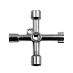 Chave Cruzada para Válvula de Medidor de Água de Elevador, Chave Triangular Interna, Estilo: A Preto, A Preto, A Azul, B Prateado, D Prateado Centro Seis Lados/Buraco Quadrado, E Prateado, F Prateado, D Prateado Centro Buraco Quadrado Duplo Lado