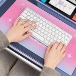 Tapete de Secretária para Teclado de Computador com Orelhas de Gato Bonitas, 400 x 800 x 2mm