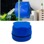 Escova de Limpeza Magnética Dupla Face para Aquário, Azul, Branco, Preto