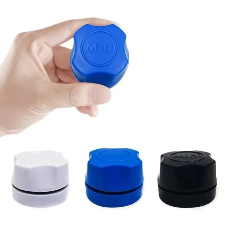 Escova de Limpeza Magnética Dupla Face para Aquário, Azul, Branco, Preto