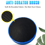 Escova de Limpeza Magnética Dupla Face para Aquário, Azul, Branco, Preto