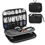 Bolsa de Armazenamento Digital Multifuncional de Viagem MapleStory, Tamanhos:, Pequeno (Preto), Médio (Preto), Médio (Cinzento), Grande (Preto), Grande (Cinzento)