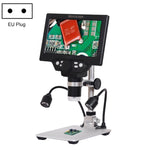 Microscópio Digital Eletrónico Portátil de Secretária com Ecrã LCD de 7 Polegadas G1200D 1200X, Plugue UE com Bateria, Plugue EUA com Bateria, Plugue AU com Bateria, Plugue Reino Unido com Bateria