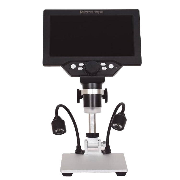 Microscópio Digital Eletrónico Portátil de Secretária com Ecrã LCD de 7 Polegadas G1200D 1200X, Plugue UE com Bateria, Plugue EUA com Bateria, Plugue AU com Bateria, Plugue Reino Unido com Bateria