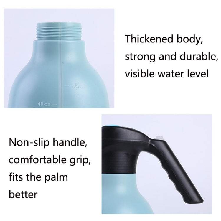 1.5L Garden Electric Watering Can Handheld Household Flower Watering Device, Blue, Blue + Universal Nozzle