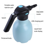 1.5L Garden Electric Watering Can Handheld Household Flower Watering Device, Blue, Blue + Universal Nozzle