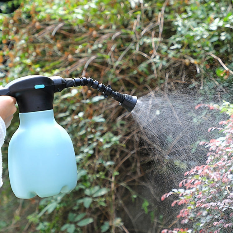 1.5L Garden Electric Watering Can Handheld Household Flower Watering Device, Blue, Blue + Universal Nozzle