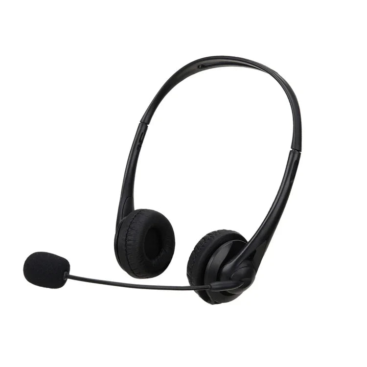 SOYTO SY490 Auscultadores para Ensino, Escritório, Aula Online, Computador, Estilo:, Duplo Auricular Preto Separado USB