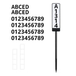 TS-G6704 Luz de Relvado com Plugue de Solo Solar de Dupla Temperatura de Cor para Número de Casa, TS-G6704