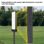 TS-G6704 Luz de Relvado com Plugue de Solo Solar de Dupla Temperatura de Cor para Número de Casa, TS-G6704