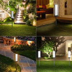 TS-G6704 Luz de Relvado com Plugue de Solo Solar de Dupla Temperatura de Cor para Número de Casa, TS-G6704