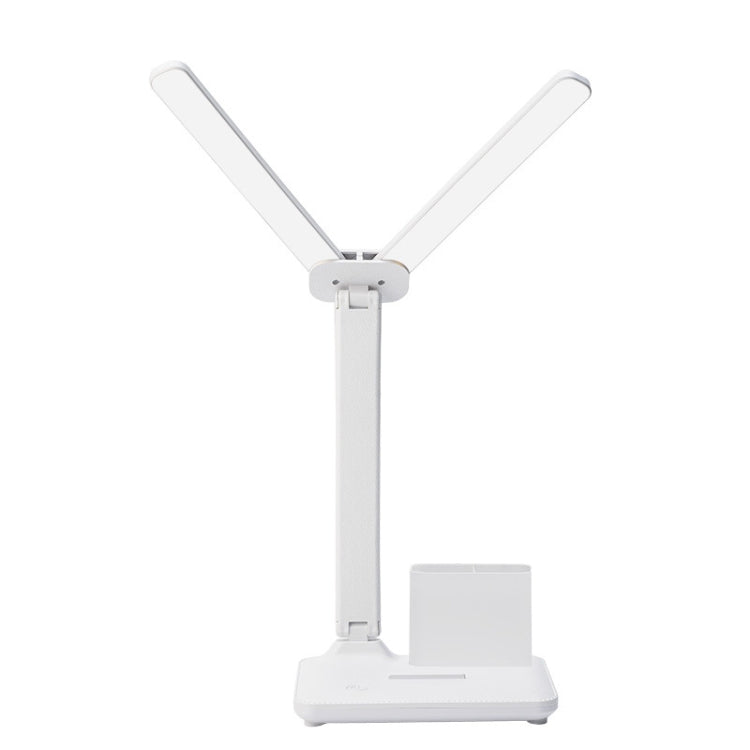 Candeeiro de Secretária LED de Dupla Cabeça com Carregamento, Estilo:, Versão Ligação Direta + Cabo, Recarregável 3600mAh + Cabo, Recarregável 4000mAh + Cabo