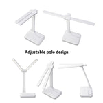 Candeeiro de Secretária LED de Dupla Cabeça com Carregamento, Estilo:, Versão Ligação Direta + Cabo, Recarregável 3600mAh + Cabo, Recarregável 4000mAh + Cabo