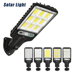 Luz de rua solar 616 LED com indução de corpo humano para jardim, Especificações: 28 SMD sem controlo remoto, 60 SMD sem controlo remoto, 117 COB sem controlo remoto, 108 COB sem controlo remoto, 72 SMD sem controlo remoto, 60 SMD com controlo remoto