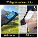 Luz de rua solar 616 LED com indução de corpo humano para jardim, Especificações: 28 SMD sem controlo remoto, 60 SMD sem controlo remoto, 117 COB sem controlo remoto, 108 COB sem controlo remoto, 72 SMD sem controlo remoto, 60 SMD com controlo remoto