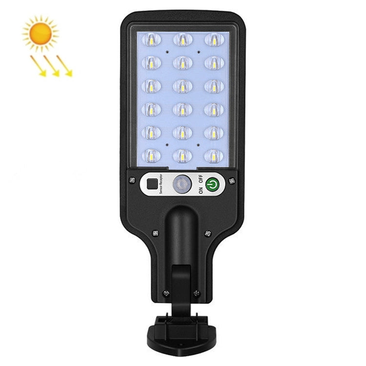 Luz de rua solar LED com indução de corpo humano para jardim, Especificações: 616A-18 LED, 616B-72 COB, 616C-30 COB, 616A-18 LED com controlo remoto, 616B-72 COB com controlo remoto, 616C-30 COB com controlo remoto