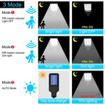 Luz de rua solar LED com indução de corpo humano para jardim, Especificações: 616A-18 LED, 616B-72 COB, 616C-30 COB, 616A-18 LED com controlo remoto, 616B-72 COB com controlo remoto, 616C-30 COB com controlo remoto