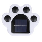 Luz enterrada solar LED para pátio exterior Bear Paw, luz branca, luz quente