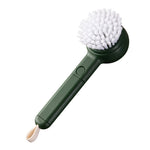 Multifunctional Fruit And Vegetable Cleaning Brush, White, Yellow, Blue, Green