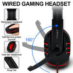 Conjunto de Teclado, Rato e Auscultadores Gaming Luminosos 4 em 1 T-WOLF TF-800