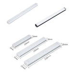 Lâmpada LED de Indução por Corpo Humano Tira Longa Lâmpada para Armário Recarregável, Tamanho:, 10cm, 15cm, 21cm