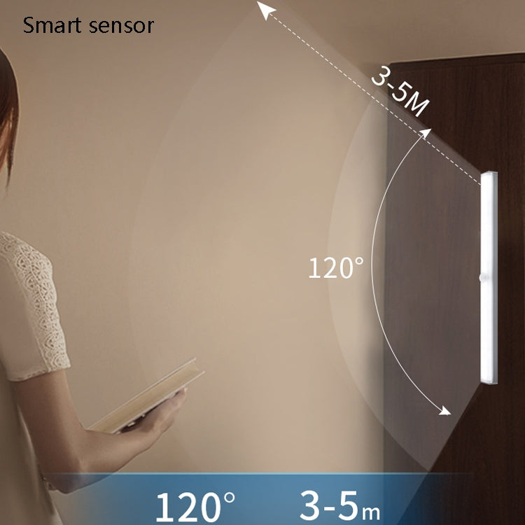 Lâmpada LED de Indução por Corpo Humano Tira Longa Lâmpada para Armário Recarregável, Tamanho:, 10cm, 15cm, 21cm
